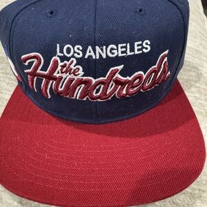 The Hundreds Los Angeles Cap - Navy and Red